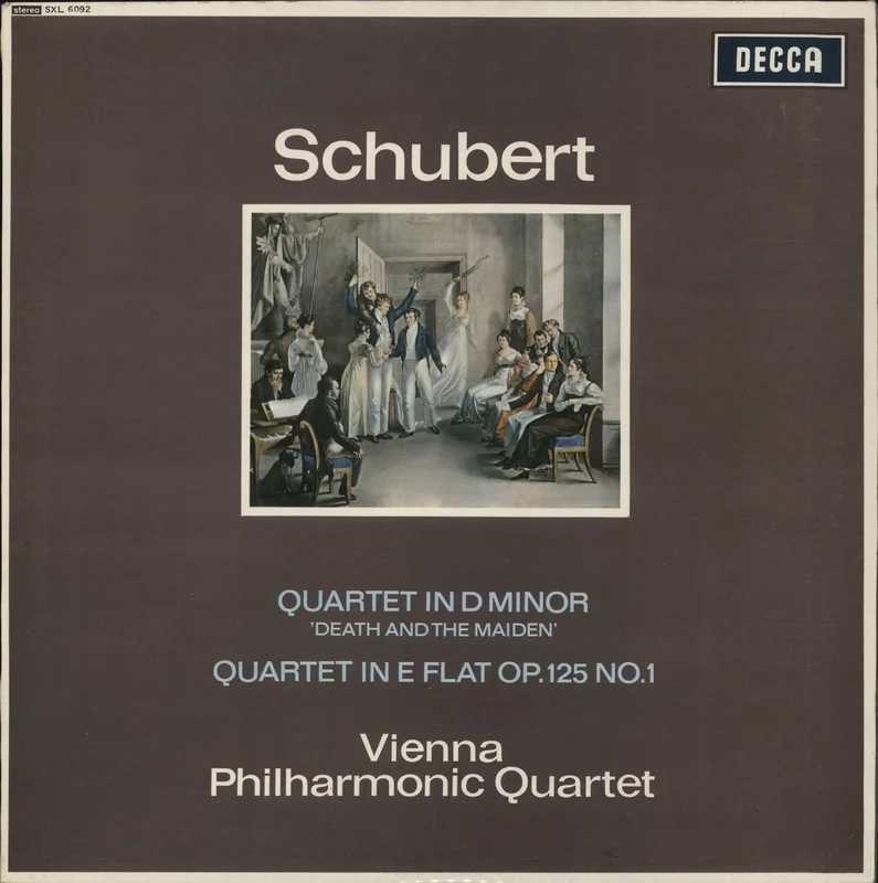 Franz Schubert Schubert: Quartet In D Minor Death And The Maiden / Quartet In E Flat Op. 125 No.1 UK Vinyl LP
