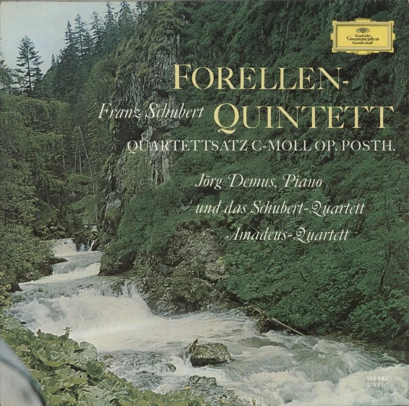 Franz Schubert Schubert: Trout Quintet, Quartettsatz C Minor Op. Posth. German Vinyl LP