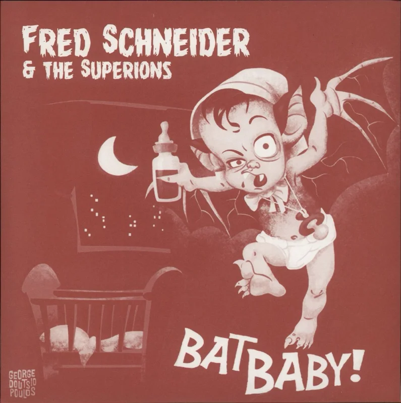Fred Schneider Bat Baby! - Orange Vinyl US 7" vinyl