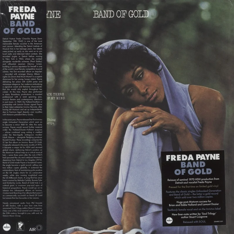 Freda Payne Band Of Gold - Gold Vinyl UK Vinyl LP