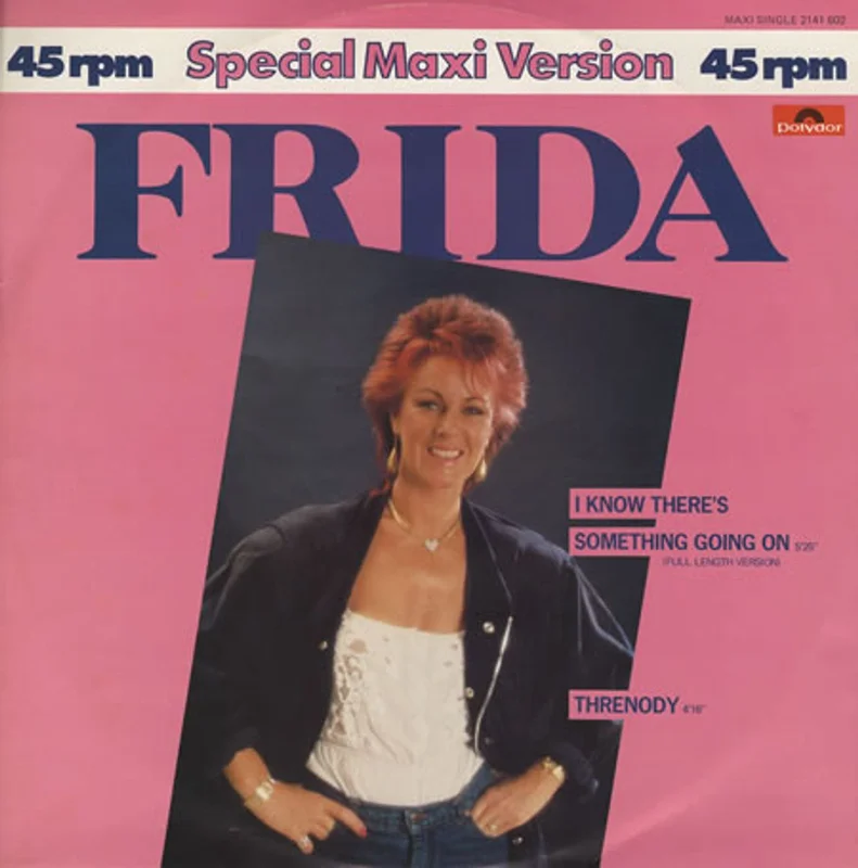 Frida I Know There's Something Going On Dutch 12" vinyl