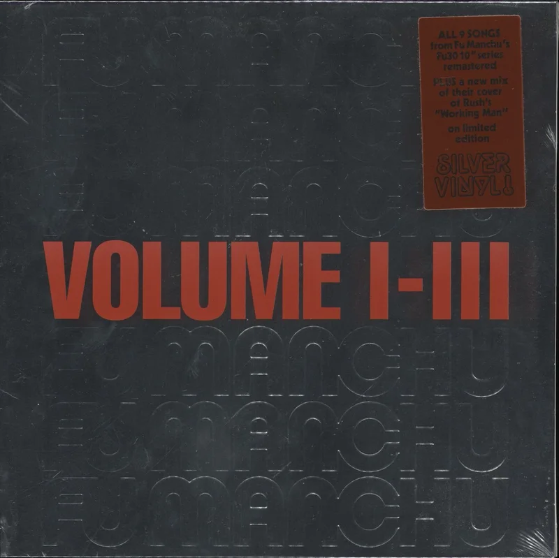 Fu Manchu Fu30 Volume I-III - Sealed UK Vinyl LP