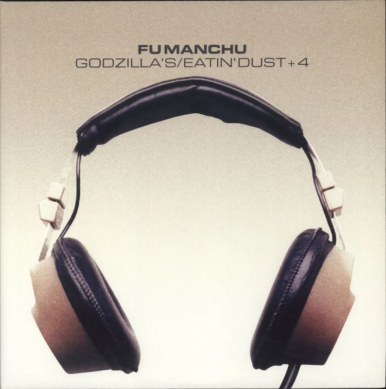 Fu Manchu Godzilla's / Eatin' Dust +4 - Green & White Splatter Vinyl UK 2-LP vinyl set