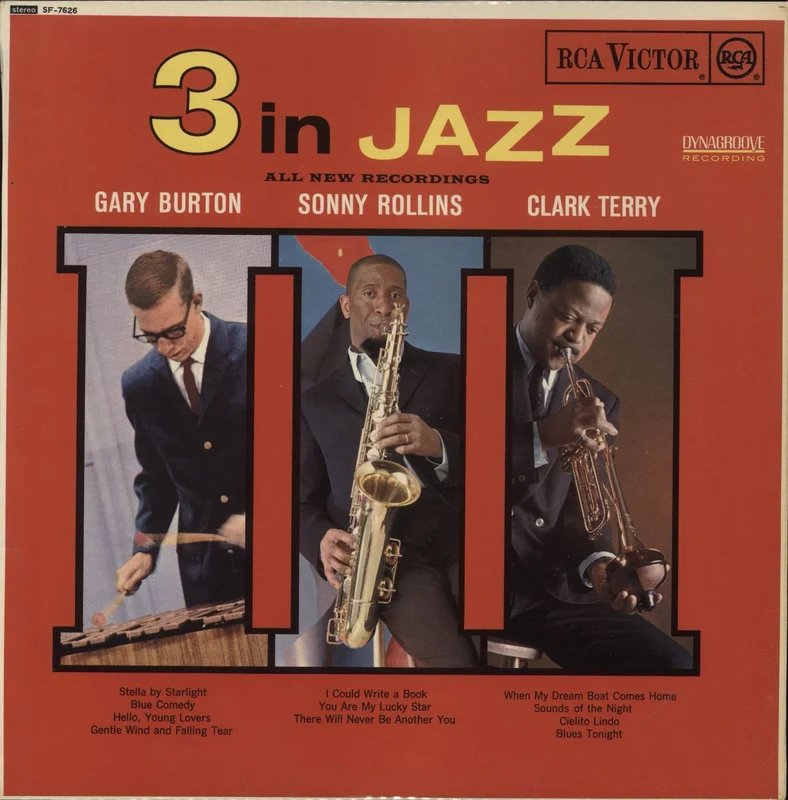 Gary Burton 3 In Jazz UK Vinyl LP