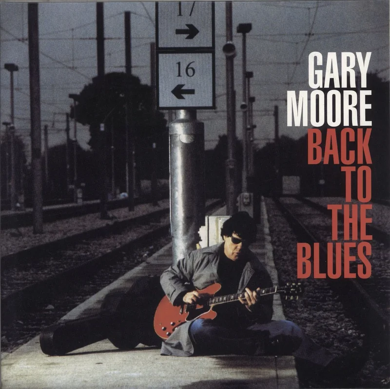 Gary Moore Back To The Blues UK 2-LP vinyl set