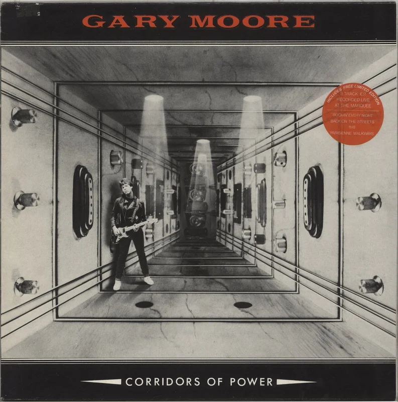 Gary Moore Corridors Of Power - 1st + 7" UK Vinyl LP