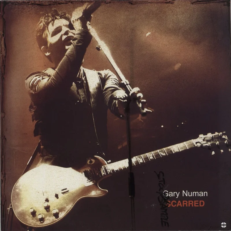 Gary Numan Scarred - Clear Vinyl Sample - Part 3 UK Promo Vinyl LP