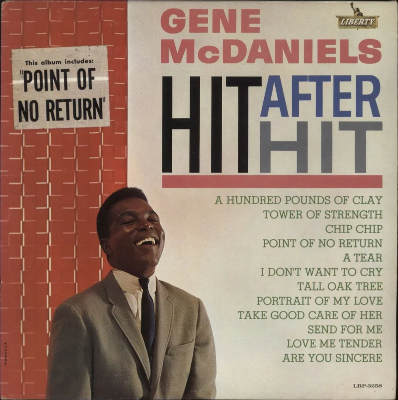Gene McDaniels Hit After Hit US Vinyl LP