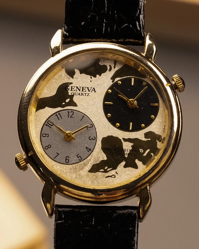 Geneva Dual Time (with Box) [40mm]  Quartz