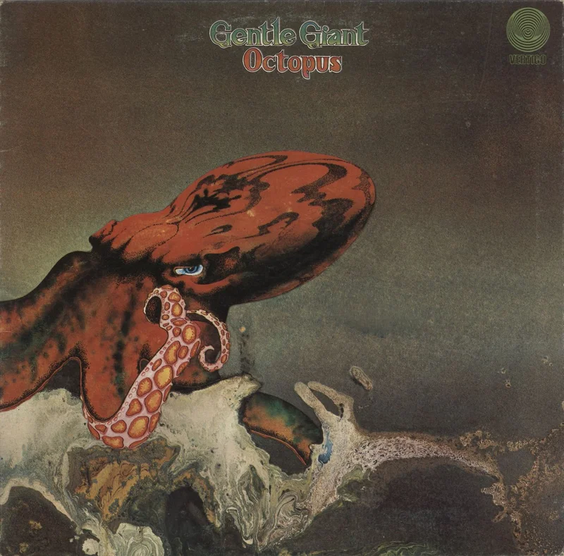 Gentle Giant Octopus - 2nd - VG UK Vinyl LP