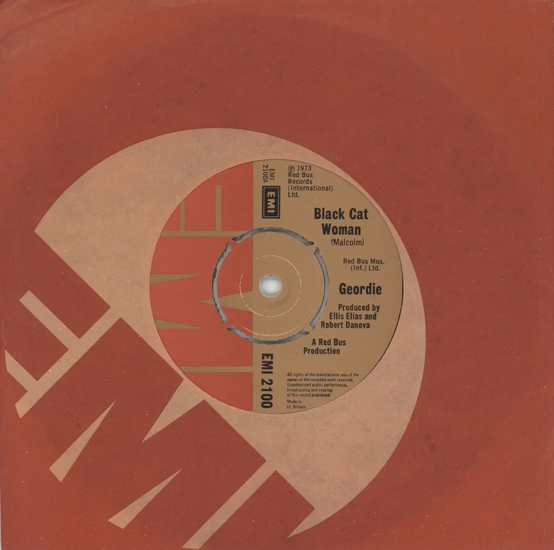 Geordie Black Cat Woman UK 7" vinyl