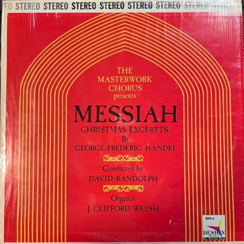 Georg Friedrich Hndel, J. Clifford Welsh, The Masterwork Chorus, David Randolph - Messiah - Christmas Excerpts