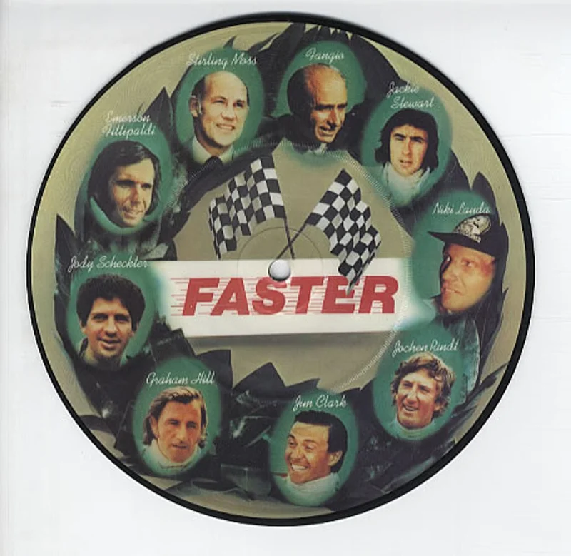 George Harrison Faster UK 7" picture disc