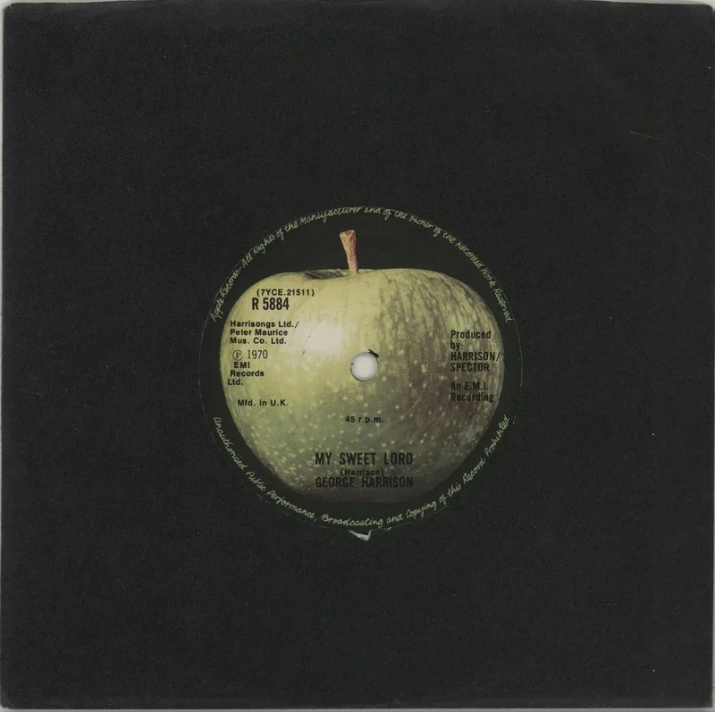 George Harrison My Sweet Lord - Solid - 1983 UK 7" vinyl