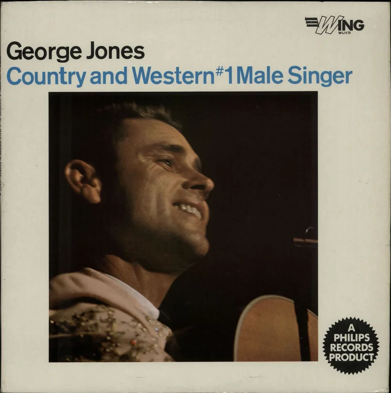 George Jones Country And Western #1 Male Singer UK Vinyl LP