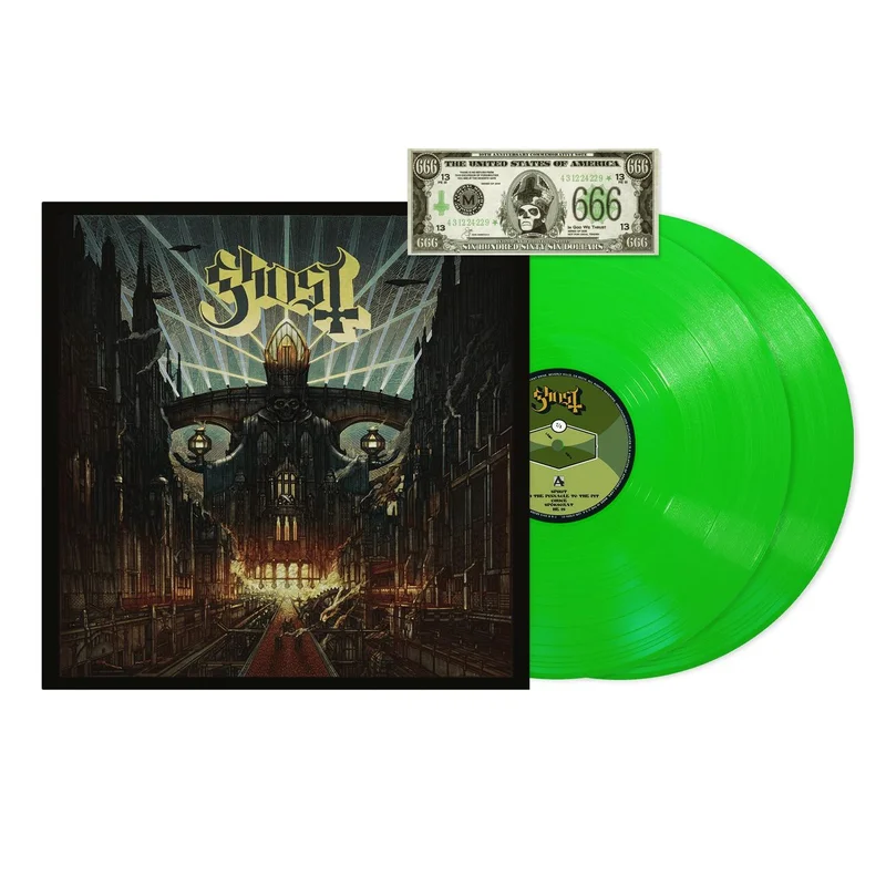 Ghost (Swedish) Meliora | Deluxe - Neon Green Vinyl - Sealed UK 2-LP vinyl set