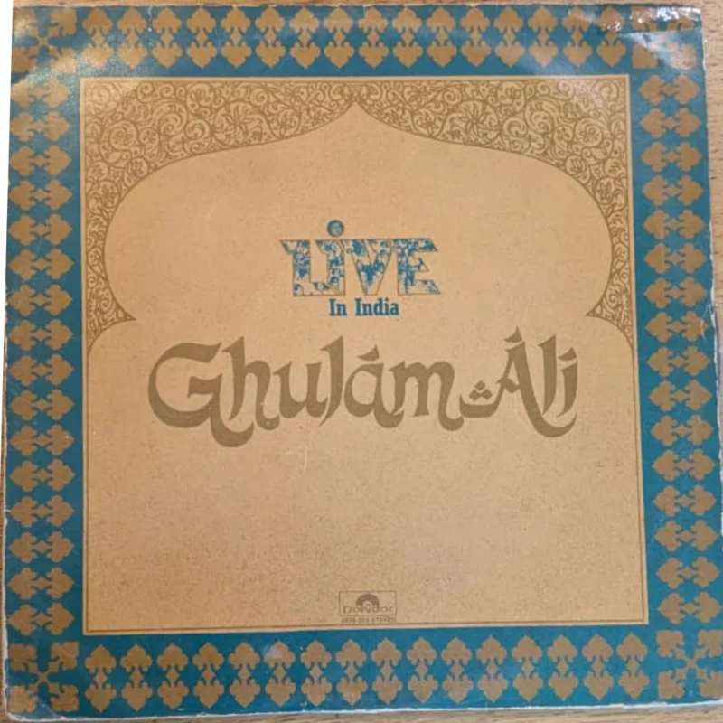 Ghulam Ali  Live In India (Urdu Ghazals) (Used Vinyl - VG) NJ Marketplace