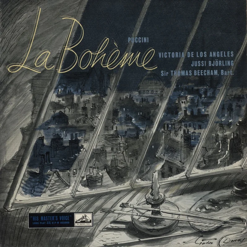 Giacomo Puccini Puccini: La Bohme UK 2-LP vinyl set