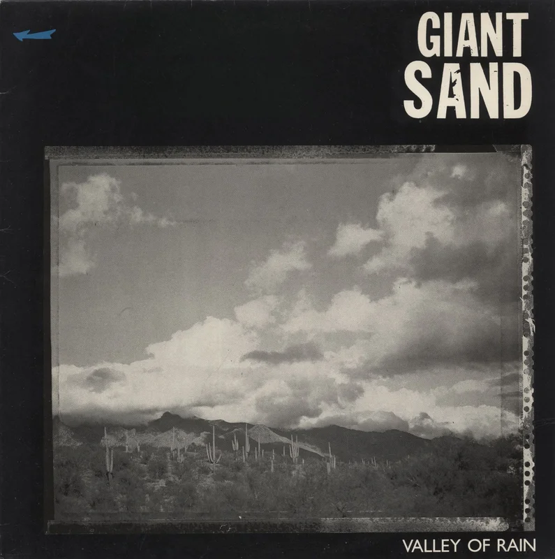 Giant Sand Valley Of Rain - Label variant UK Vinyl LP