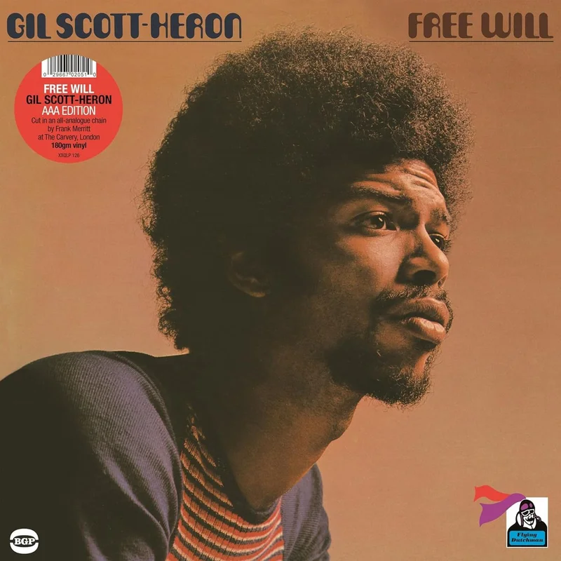 Gil Scott-Heron Free Will - AAA Edition - 180 Gram Black Vinyl - Sealed UK Vinyl LP