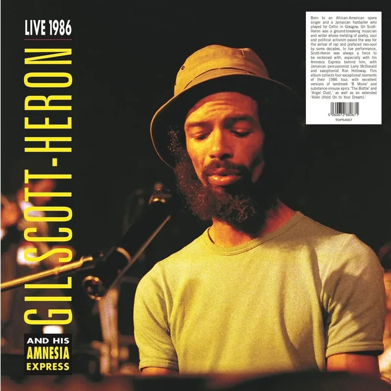 Gil Scott-Heron Live 1986 - Transparent White Vinyl - Sealed UK Vinyl LP