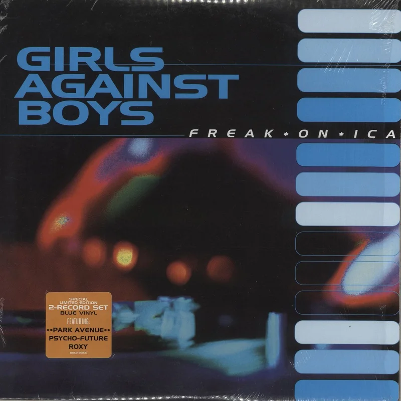 Girls Against Boys Freak*On*Ica - Blue Vinyl US 2-LP vinyl set