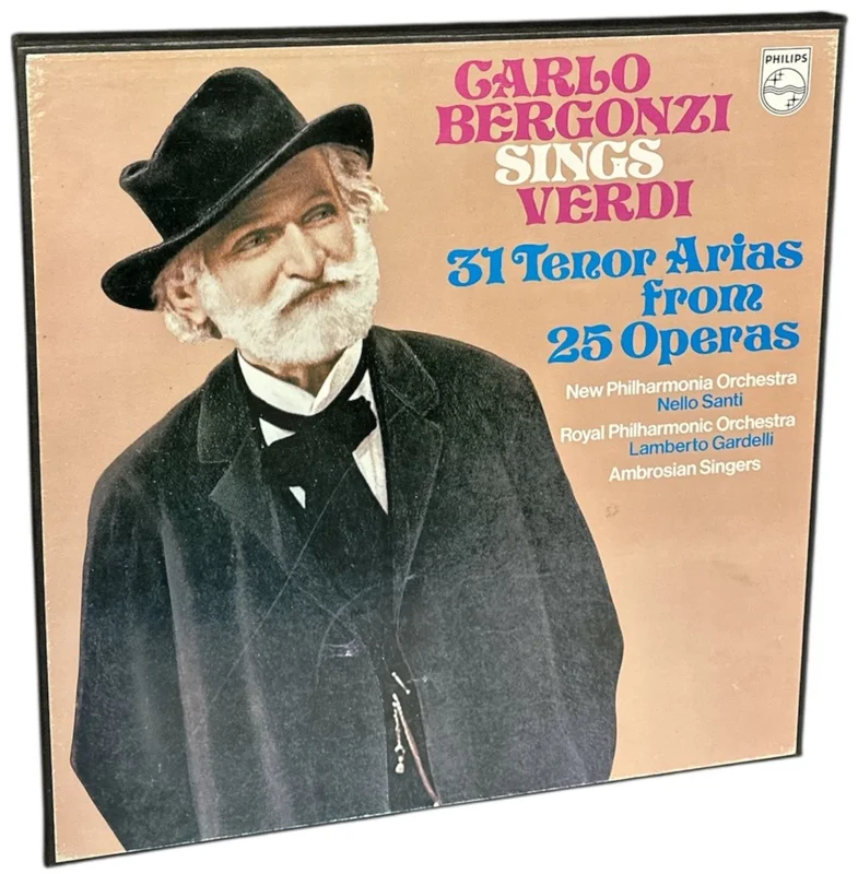Giuseppe Verdi Carlo Bergonzi Chante Verdi - 31 Airs pour tnor Dutch Vinyl box set
