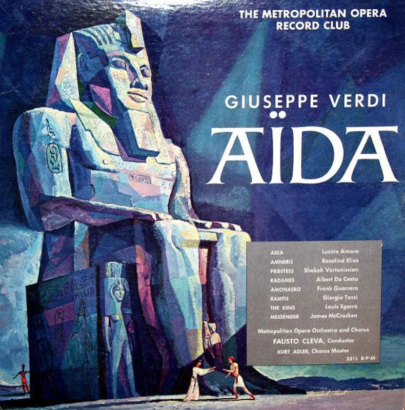 Giuseppe Verdi, Lucine Amara, Rosalind Elias, Shakeh Vartenissian, Albert Da Costa, Frank Guarrera, Giorgio Tozzi, Louis Sgarro, James McCracken, The Metropolitan Opera House Orchestra, Metropolitan Opera Chorus, Fausto Cleva, Kurt Herbert Adler - Ada