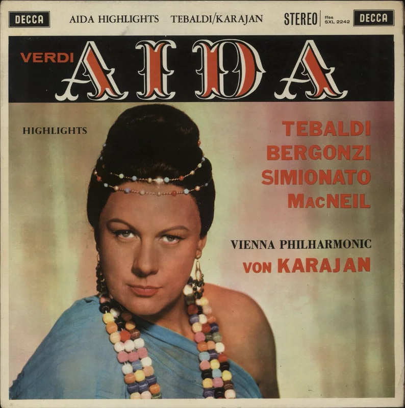 Giuseppe Verdi Verdi: Aida (Highlights) UK Vinyl LP
