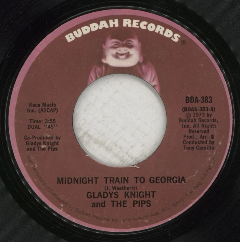 Gladys Knight & The Pips Midnight Train To Georgia US 7" vinyl