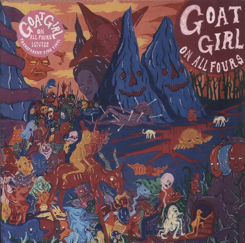 Goat Girl On All Fours - Pink vinyl - Sealed UK 2-LP vinyl set