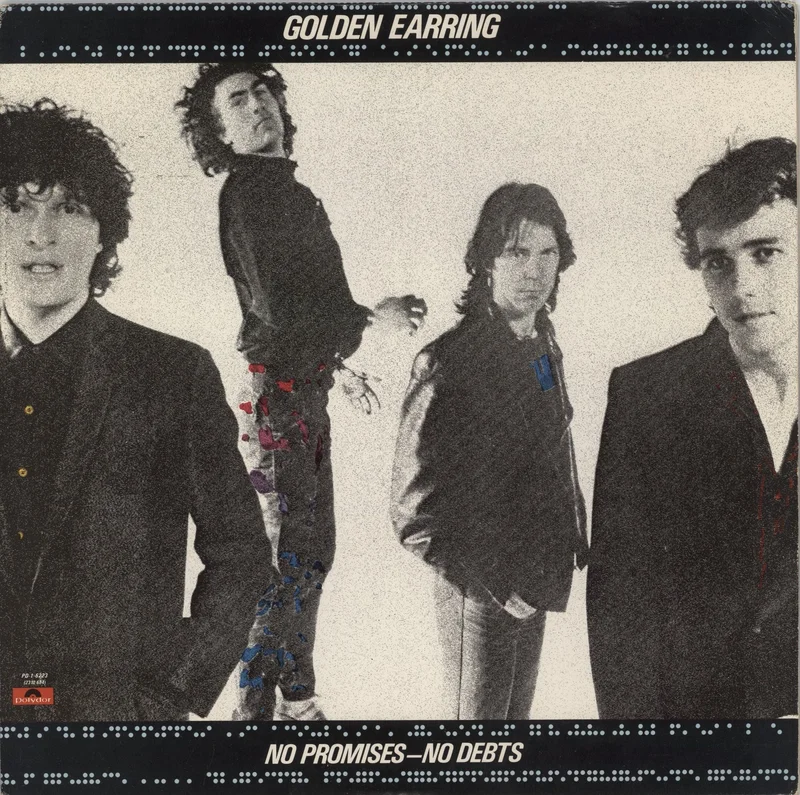 Golden Earring No Promises-No Debts - Gold Stamped Promo US Promo Vinyl LP
