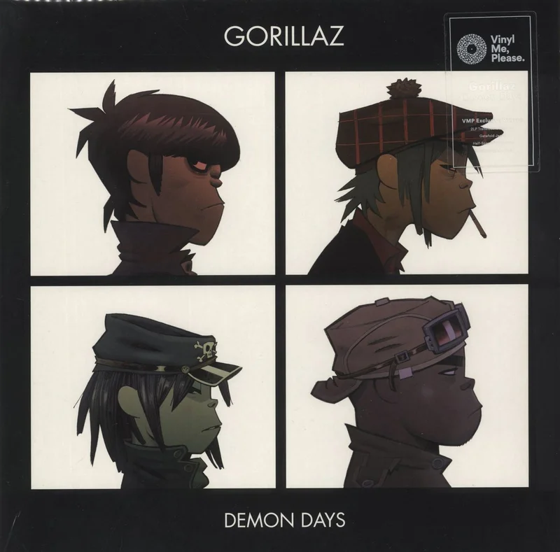 Gorillaz Demon Days - Red Vinyl - Vinyl Me, Please. Record Of The Month Edition US 2-LP vinyl set