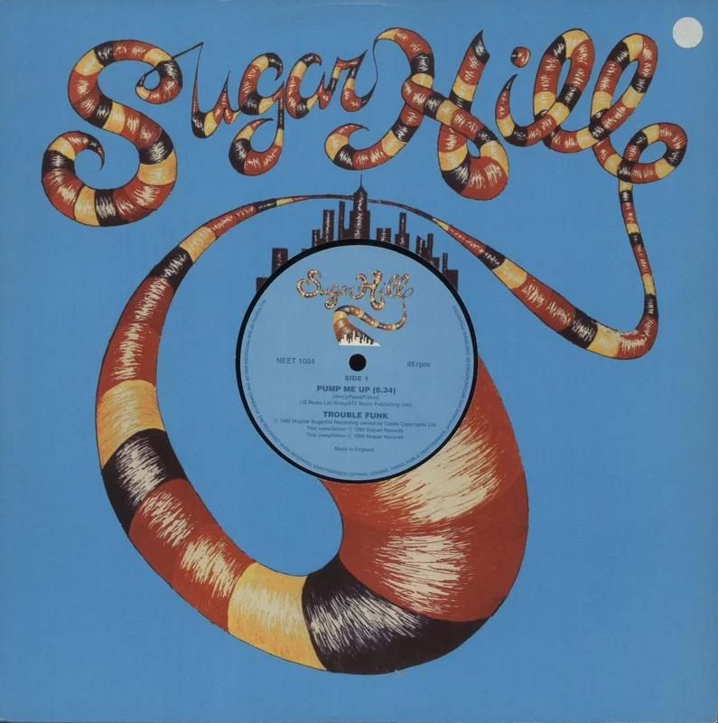 Grandmaster Flash Pump Me Up UK 12" picture disc