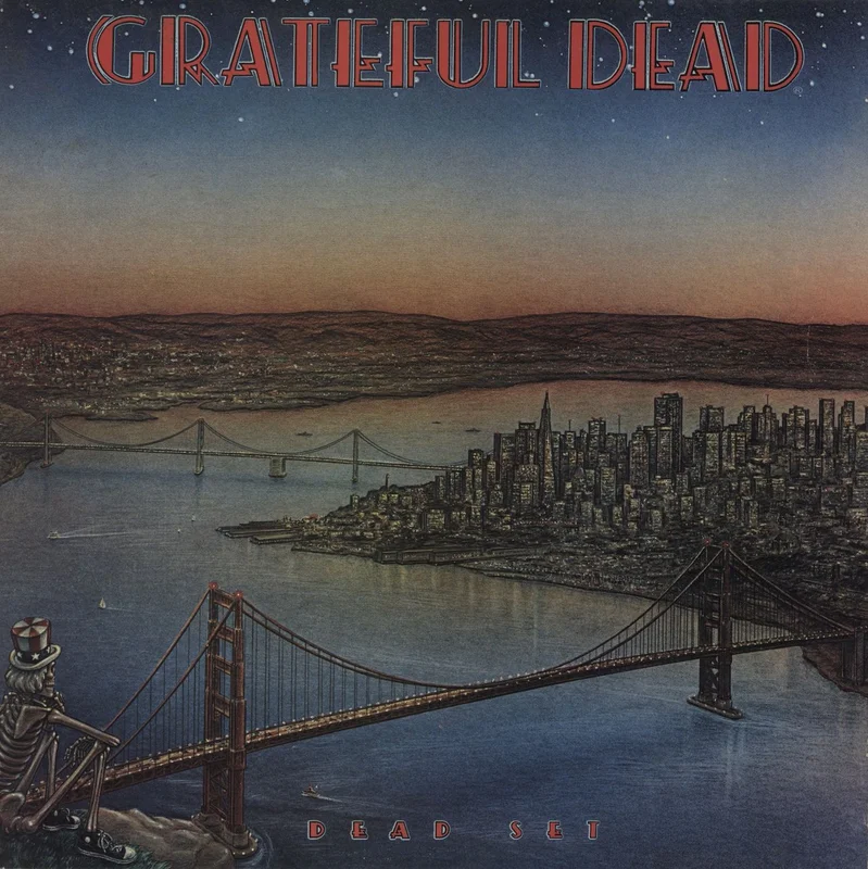 Grateful Dead Dead Set - Promo Stamped Sleeve UK Promo 2-LP vinyl set