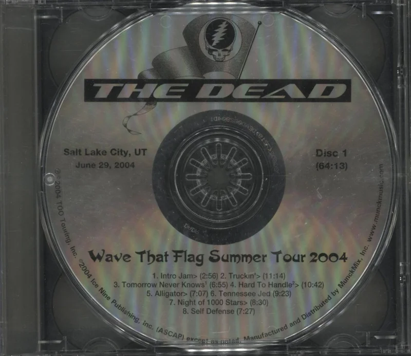 Grateful Dead Wave That Flag Summer Tour 2004, Salt Lake City, UT June 29, 2004 US 3-CD set