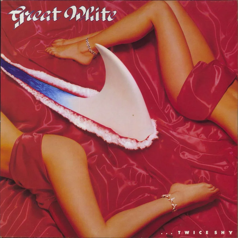 Great White ... Twice Shy - Promo Stickered sleeve UK Promo Vinyl LP
