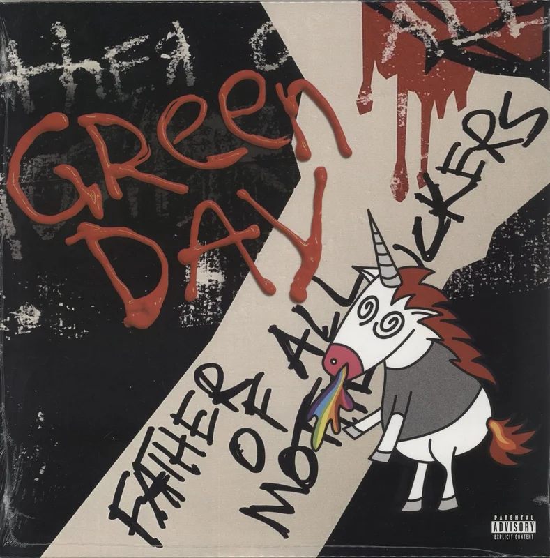 Green Day Father Of All... - Rainbow Puke Vinyl - Sealed UK Vinyl LP