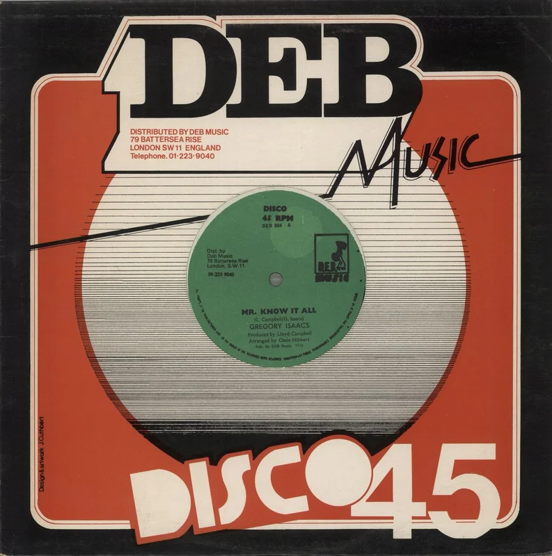 Gregory Isaacs Mr. Know It All UK 12" vinyl
