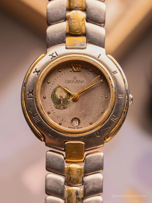 Grovana UAE Armed Forces Stamped (Ref. 2046.1) (34mm; Quartz)