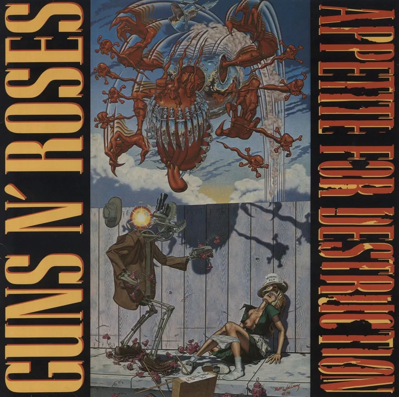 Guns N Roses Appetite For Destruction - 1st UK Vinyl LP