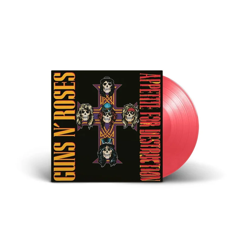 Guns N Roses Appetite For Destruction - Translucent Red Vinyl - Sealed UK Vinyl LP
