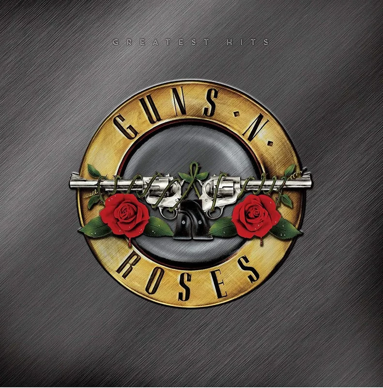 Guns N Roses Greatest Hits - Gold with White & Red Splatter - Sealed UK 2-LP vinyl set