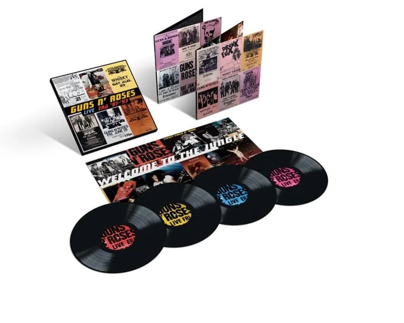 Guns N Roses Live Era '87-'93 - Remastered 4-LP Vinyl Edition + Poster - Sealed UK Vinyl box set