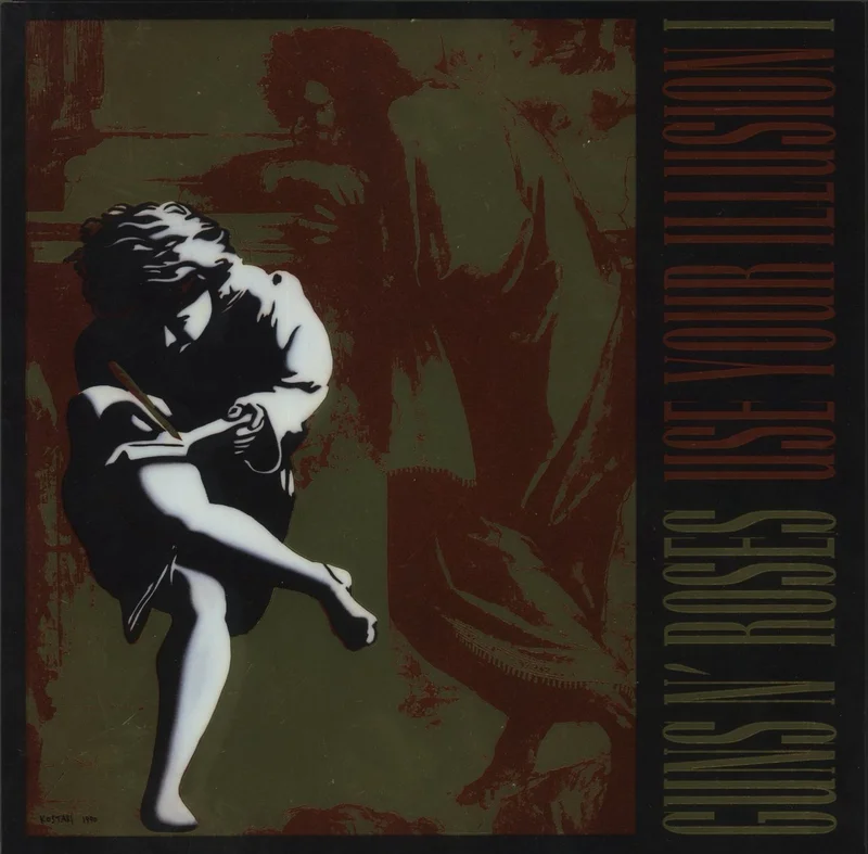 Guns N Roses Use Your Illusion I & II US 4-LP vinyl set