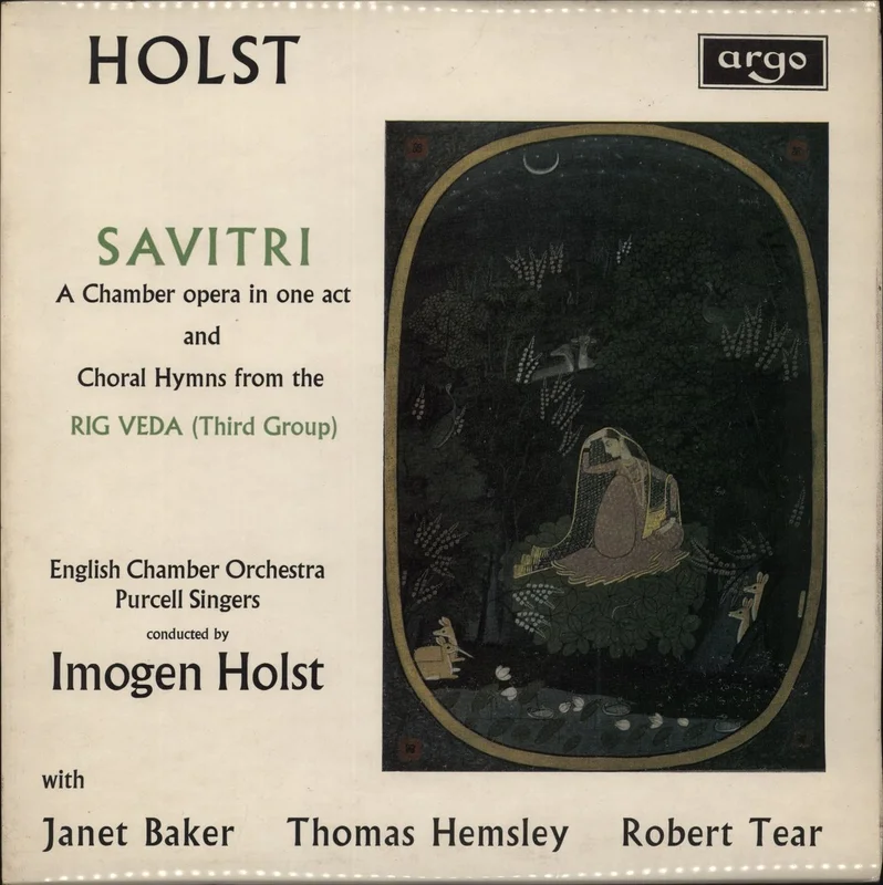 Gustav Holst Holst: Savitri And Choral Hymns UK Vinyl LP