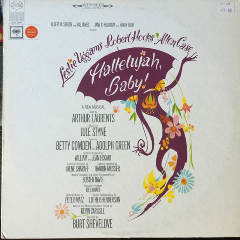 "Hallelujah Baby!" Original Broadway Cast, Leslie Uggams, Robert Hooks, Allen Case - Hallelujah, Baby!