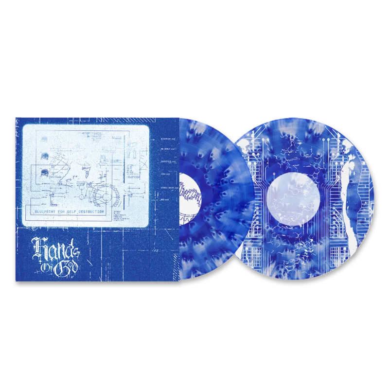 Hands Of God - Blueprint For Self Destruction Cloudy Blue LP