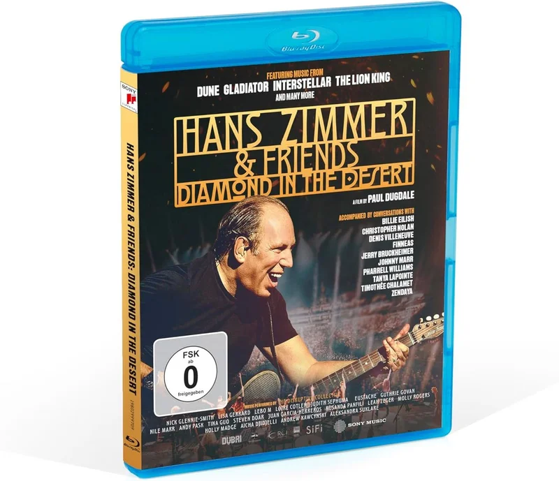 Hans Zimmer Diamond In The Desert: A Film by Paul Dugdale - Sealed UK Blu Ray