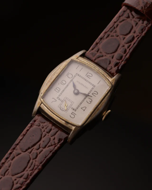 Harman Vintage Watch | Manual Wind | Art Deco Dial | Tonneau Case | 1950s
